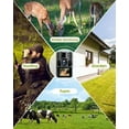 thumbnail image 4 of FKPCAM 4K 64MP Game Camera with 1.6W Solar Panel & Built-in Display - Hunting Camera with Night Vision, Waterproof Wildlife Trail Camera, 4 of 8
