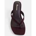 thumbnail image 5 of No Boundaries Women's Kitten Heel Thong Sandals, 5 of 5