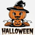 thumbnail image 3 of CafePress - Spooky Halloween Design Adorable Ghosts And Bats Kids Baseball T Shirt - Kids Cotton Baseball Jersey, 3/4 Sleeve Shirt, 3 of 4