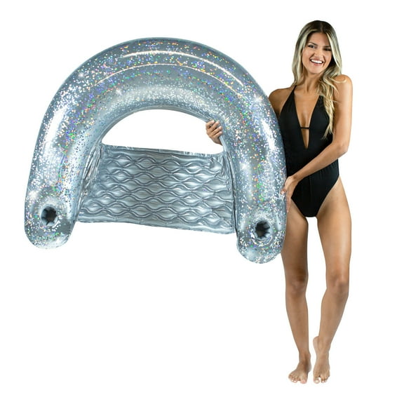 Glitter Sun Chair with Silver Glitter