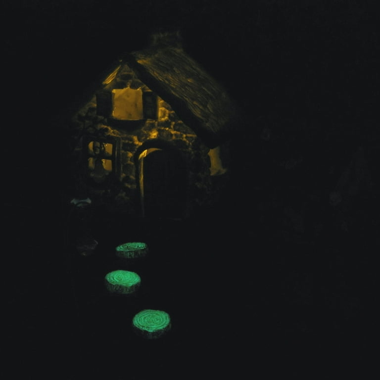 3pc Mini Glow Dark Log Step Set Fairy Garden Landscape Accessory Dollhouse Decor 3pc Mini Glow Dark Log Step Set Fairy Garden Landscape Accessory Dollhouse Decor