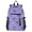 Adorable Demon and Flower, variant on 14" Laptop Backpack Waterproof Airline Approved Stylish Casual Daypack for Travel Business College Work, Blue Gingham Checker Pattern