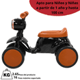 thumbnail image 4 of Montable Correpasillos para Niños con Luz y Sonido Coche Musical Apto a Partir de 1 año y Soporta hasta 16 kg - Negro, 4 of 7