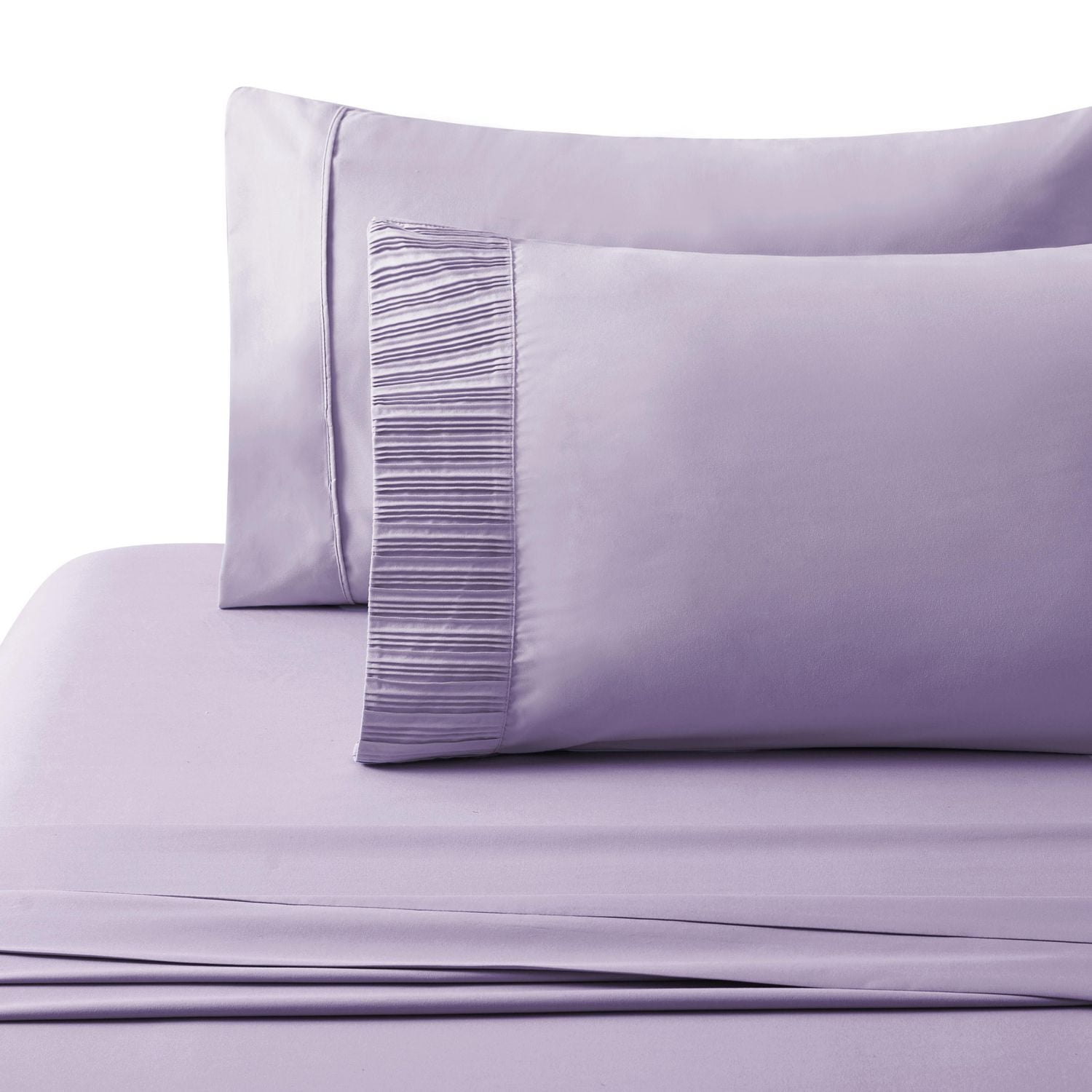 Literie Marina Décoration en rayonne de bambou ultra douce et soyeuse, toutes saisons, couleur violet