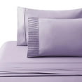 thumbnail image 3 of Marina Decoration Ultra Soft Silky Deep Pocket Solid Rayon from Bamboo Bedding All Season Sheet Set, Purple Color, 3 of 7