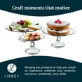 thumbnail image 5 of Libbey Selene 3 Tier Serving Stand Set, Elegant, Curvy Style Glass Dessert Stand, Dishwasher Safe 3 Tiered Dessert Stand for Fruit and Candy bowls, 5 of 5