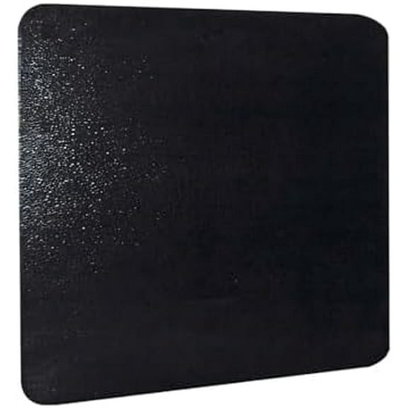 Stove Board - 32" x 28", Black, Steel - Fire Board for Wood Stoves, Pellet Stove Hearth Pad and Heat Protection