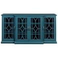 thumbnail image 2 of Teal Blue Storage Cabinet | Adjustable Shelves with 3 Heights | Smooth Surface for Easy Cleaning | Ample Desktop for Display, 2 of 6