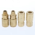 thumbnail image 3 of Juego de acopladores rápidos Soledad 14 piezas accesorios de Conector de aire enchufe de herramientas 1/4 pulgadas, 3 of 8