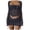 C-Dark Blue233, variant on Skirt Set Women Summer 2 Piece Outfits Crochet Sexy Hollow Out Sequins Long Sleeve Crop Top Mini Skirts Party Going Out Wear Stylish Outfit
