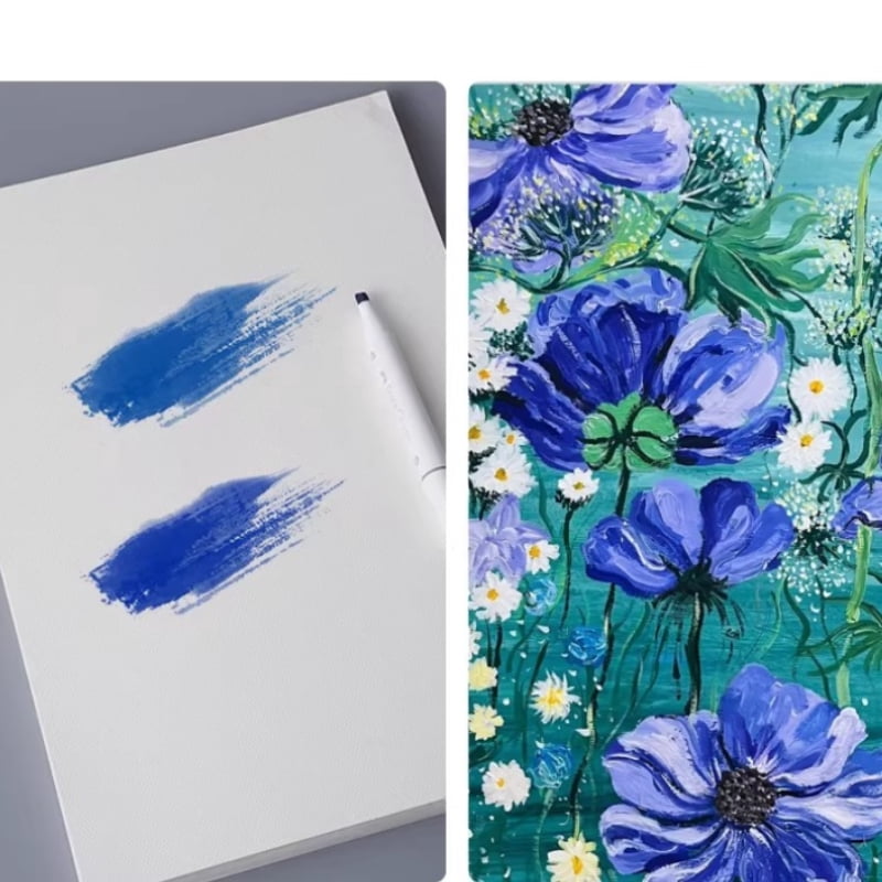 20 Sheets 4K Watercolor Paper Bulk, 140lb/300g Cold Press Thick Water Color Paper for Adult, White Art Paper for Drawing Painting Markers Gouache, Textured Cotton Paper Sheets （(15.5 x21Inch)
