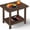 Coffee, variant on Adirondack Square Side Table - 18.4" Large Panel HDPE Outdoor End Table - Weatherproof, Rustproof & Low Maintenance for Patio, Lawn, Pool, Indoor Use (Navy Blue)