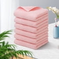 thumbnail image 2 of PiccoCasa 6 Pack Soft Hand Towels Cotton 13 x 29" for Bathroom Pink, 2 of 7
