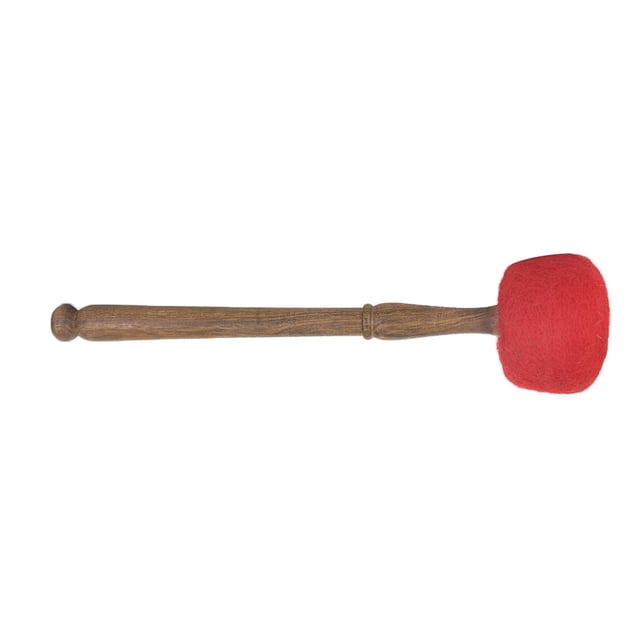 MERIGLARE Handmade Wool Hammer Mallet Stick for Buddhist Singing Bowl Accessory Red
