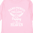 thumbnail image 4 of Inktastic Handpicked for Earth By My Pappy in Heaven with Angel Wings Boys or Girls Long Sleeve Toddler T-Shirt, 4 of 5