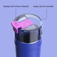 thumbnail image 5 of Bubba Water Bottle, 18 Oz, Stainless Steel, Vacuum Insulated Leakproof, DualSip 2-Way Lid, Ocean Energy, 5 of 9