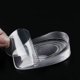 thumbnail image 4 of 1 par de plantillas de aumento interno, masaje ortopédico para el cuidado de los pies, plantilla de aumento invisible huali-women-1cm, 4 of 5
