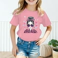 thumbnail image 2 of MEZZALL Kids Girls Cute Graphic Cartoon T-Shirts Round Neck Short Sleeve Tee Summer Casual T Shirt Tee Leisure Baby Toddler Dailywear, 2 of 5
