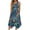 style03-Blue, variant on Xdegoge Mid Length Dress for Women Fashion Print Loose Flowy Summer Dress Crewneck Sundress Cruise Dress with Pockets Casual Vacation Hawaiian Beach Dress Blue XL Vestidos Para Mujer