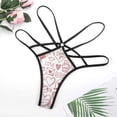 thumbnail image 4 of I Love You Valentine's Day Open Type Women's Panties Crotch Opening G-strings Thongs Lingeries Underwear, 4 of 7