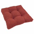 thumbnail image 1 of 19-inch Squared Microsuede Tufted Dining Chair Cushion, 1 of 2