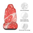 thumbnail image 4 of Daiia Beef Steaks Printed Car Seat Cover - Waterproof & Sweatproof - Universal Fit, Machine Washable, Non-Slip - Seat Protector for Car, Truck, SUV, Van (1 Pack), 4 of 5