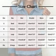 thumbnail image 3 of SELONE Collared Sweatshirts for Older Women Denim Patchwork Tops Long Sleeved Casual Shirt Color Block Pullover Blue XL, 3 of 8