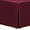 Ruby, variant on Ultimate Textile (3 Pack) 5 ft. Fitted Polyester Tablecloth - for 24 x 60-Inch Banquet and Folding Rectangular Tables 36"H, Ruby Red