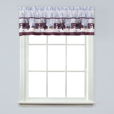 SKL Home Friendly Beasts Curtain Valance, Multi (Best Basement Windows Replacement)