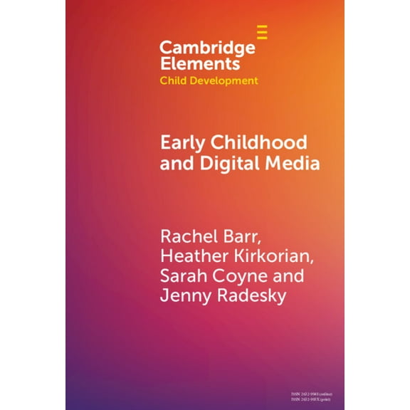 Elements in Child Development Early Childhood and Digital Media, (Hardcover)