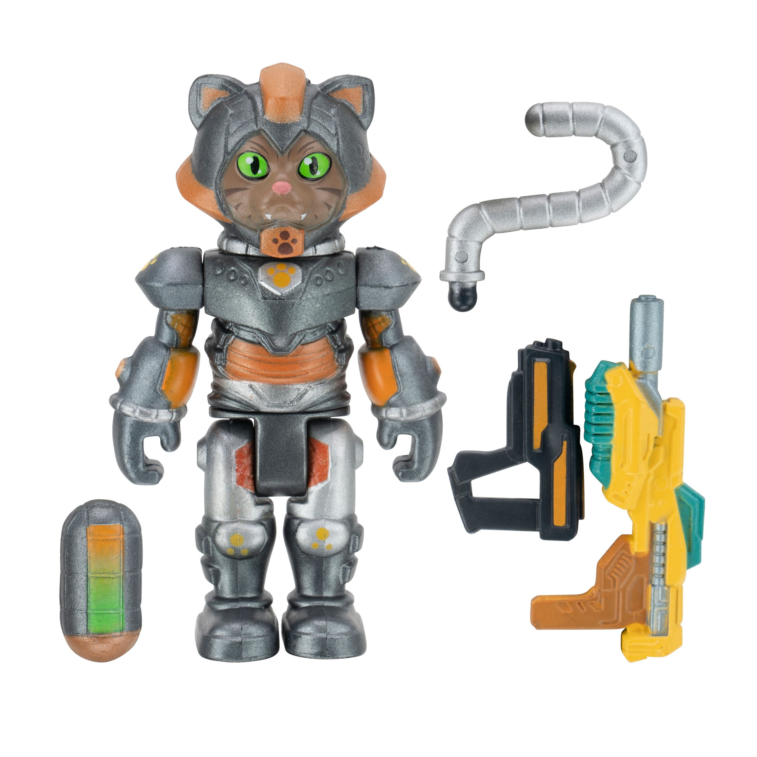 Roblox Celebrity Collection Cats In Space Sergeant Tabbs Figure Pack Includes Exclusive Virtual Item Walmart Com Walmart Com - roblox cat decals