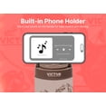 thumbnail image 6 of Victor VAS-3004 Bluetooth Speaker with TWS Pairing, Built-in Phone Holder, 3-Hour Battery Life � Portable Wireless Audio, Bonus Pack Includes Full Size Retro Metal Lunchbox, 6 of 13