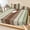 Green, variant on Queen Size Fitted Sheet Set - Sage Green 3 Piece Bedding Sets 16" Deep Pocket Fitted Sheet with 2 Pillowcases, Farmhouse Wood Grain Vintage Brown Striped Brushed Microfiber Hotel Luxury Bed Sheets
