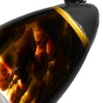 thumbnail image 3 of Hand Blown Glass Shade Track Light Head with Metal Frame, Gold and Bronze- Saltoro Sherpi, 3 of 5