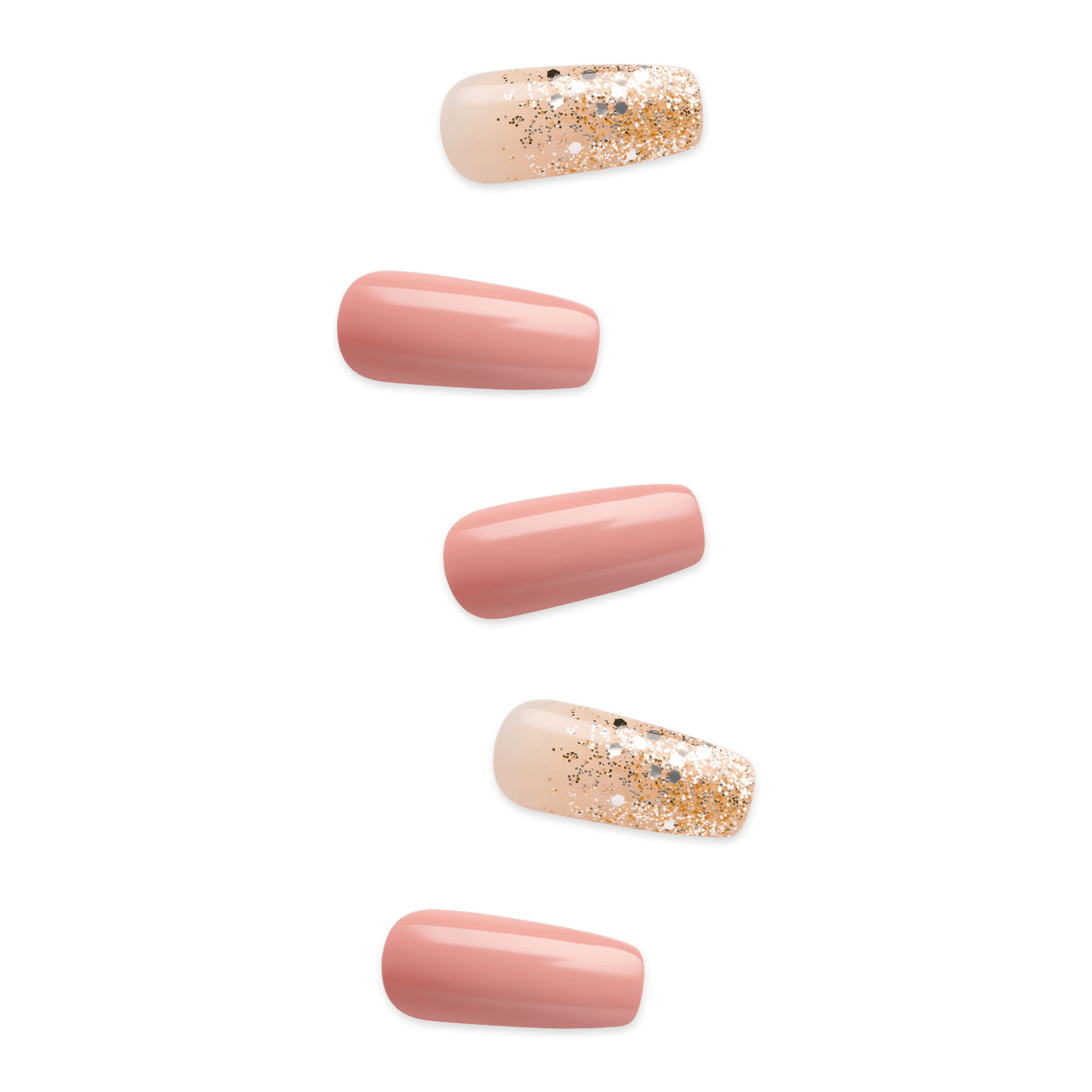 KISS Gel Fantasy Ready-to-Wear Fake Nails, 'Midnight Sky', 28 Count -  Walmart.com