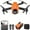Orange, variant on Eurhowing I3 PRO RC Drone, 4K HD Dual Camera Drone, FPV WIFI Foldable Obstacle Avoidance Quadcopter with 2 Batteries & Brushless Motor
