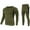 Army Green, variant on Baberdicy Thermal Underwear for Men Skiing Running Thermal Underwear Underwear Suit Fitness Breathable Men's Hiking