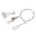 thumbnail image 4 of Unique Bargains Picture Hanging Wire Kit 0.5M Electroplating with Large S-Hook Load 66lbs 4Set, 4 of 5
