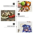thumbnail image 4 of FRCOLOR Wooden Rings Creative DIY Wooden Rings for Curtain Use Assorted Color 60 Durable Pieces,2.76"X2.76"X0.39", 4 of 5