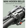 thumbnail image 6 of GAEKOL Bike Bells Hidden MTB Bells Bicycle Bells for 22.2mm Handlebars, More Than 100dB, Clear & Long Sound Ringer, 6 of 7