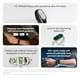 thumbnail image 3 of Xiaomi Smart Band 10 (2025) Ceratic Edition - visualización AMOLED de 1.75 pulgadas | 21 días de duración de la batería | visualización táctil, rastreador multideportes, rastreador de actividad, 3 of 5