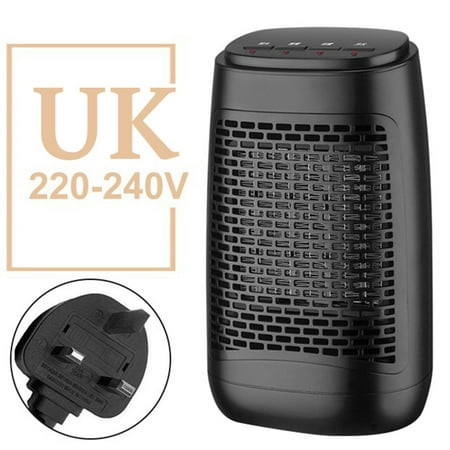 

1200W Portable Desktop Space Heater Adjustable Cool Warm Air Fan for Indoor Room UK Plug