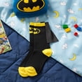 thumbnail image 4 of DC Comics Superhero Batman Superman The Flash Youth Boys Caped Crew Socks, 4 of 6