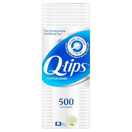 Q-tips Cotton Swabs, 500 ea ( Pack of 2)