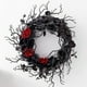 thumbnail image 1 of Couronne En Bois Mort Simulación Fleur Noire Couronne Dcorative Suspensión De Porte Arreglo De Vacances Couronne En Rotin Suspensión Murale, 1 of 5