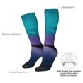 thumbnail image 5 of Bingfone Compression Socks for Women and Men Long Socks for Running Athletic Cycling Nurse-Night At Lake Aurora, 5 of 8