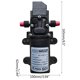 thumbnail image 4 of Bomba autocebante de diafragma de agua, 1,6 galones/min (6 L/min), 130 Psi, nueva RV Marine, 12 voltios para demanda de 12 V CC de agua fresca, 4 of 5
