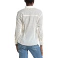 thumbnail image 2 of Gracia womens  Pearl Fringe Shirt, s, White, 2 of 3