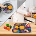 thumbnail image 3 of Yayeee Dish Drying Mat for Kitchen Counter 18" x 24" Microfiber Super Absorbent Coffee Decorative Pad, Futuristic Circles, 3 of 9