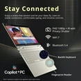 thumbnail image 6 of Lenovo Yoga 7 2-in-1 Copilot+ Laptop, 16" WUXGA Touchscreen, AMD Ryzen AI 5 340, 16GB LPDDR5X, 640GB Storage (512GB SSD+128GB Docking), Backlit Keyboard, Fingerprint, Win 11 Pro, Seashell, 6 of 8